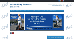 Desktop Screenshot of adascooters.com